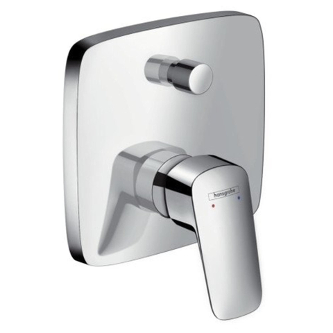 Hansgrohe Logis Afbouwdeel - voor inbouw badkraan - met omstel - voor I box universeel - inbouwdeel - hoogglans chroom 0605672