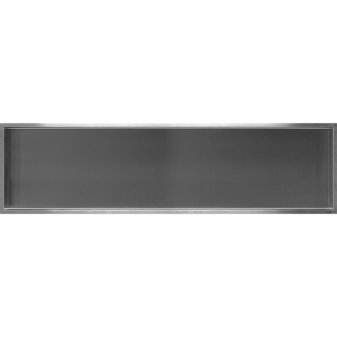 Looox BoX niche - 120x30cm - encastrée - inox brossé GA63612