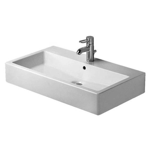 Duravit Vero Wastafel - met kraangat - met overloop - 80x47cm - wit 0305309