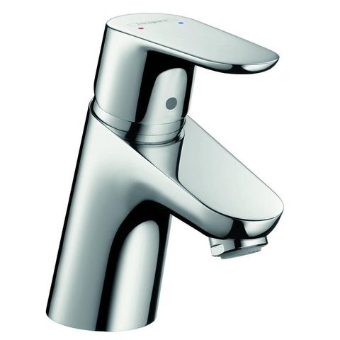 Hansgrohe Focus 1 greeps wastafelkraan - 70 LowFlow - zonder afvoer - hoogglans chroom GA69771