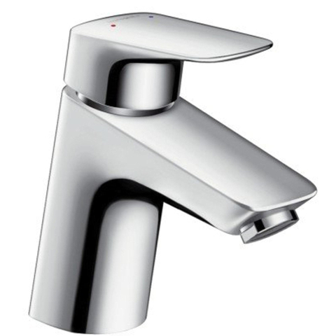 Hansgrohe Logis Eengreeps wastafelmengkraan - 70 - coolstart - met PopUp - trekwaste - hoogglans chroom 0605640