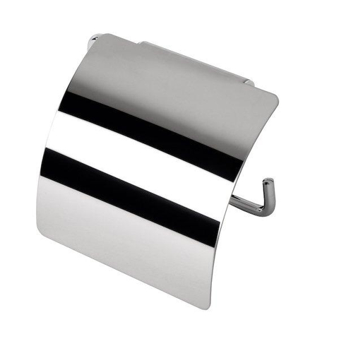 Geesa Hotel Toiletrolhouder met klep Chroom OUTLETSTORE STORE37678