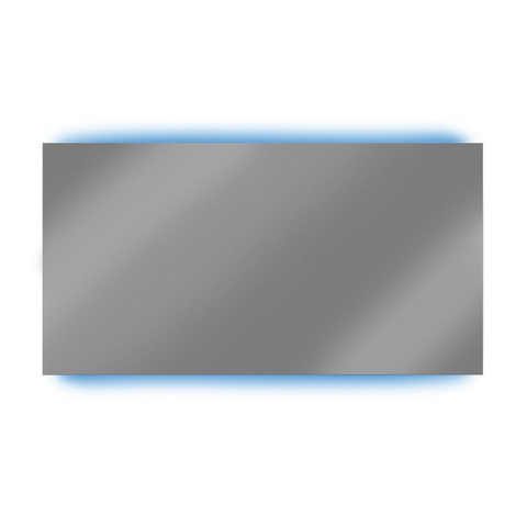 LoooX C-Line miroir – 160 x 70 cm – LED indirecte en haut et en bas – télécommande – Aluminium GA74927