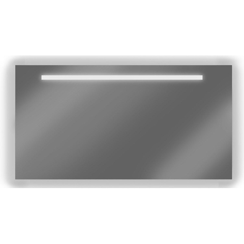Looox X Line miroir – 180 x 70 cm – LED directe et indirecte – chauffage de miroir – Aluminium GA80526