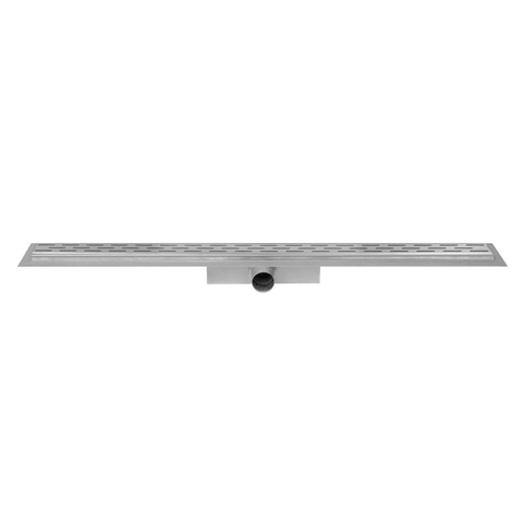 Easy Drain Compact 50 caniveau de douche inox avec plaque simple flasque inox standard siphon 50mm 70cm profondeur d'encastrement 83mm avec sortie latérale 2302800