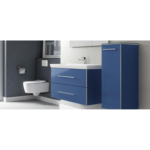 Villeroy & Boch Avento pack wandcloset directflush - diepspoel - met inbouwreservoir bedieningsplaat glans CeramicPlus - Stone White (mat wit) SW956269