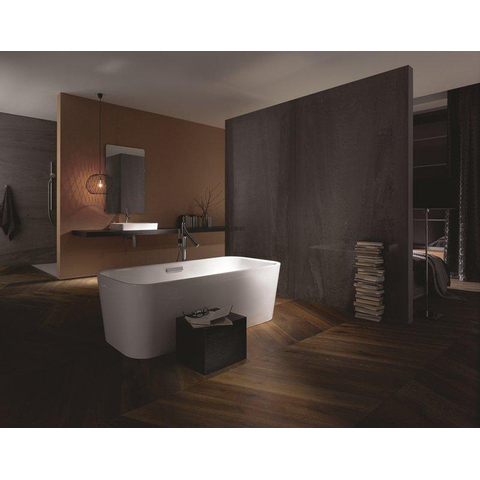 Bette Art lavabo à poser 60x40x11cm sans trou de robinetterie blanc SW60520