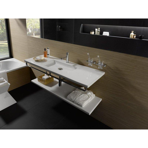 Laufen Living Square vasque à poser 60x34x10cm sans trou de robinetterie sans trop-plein SaphirKeramik blanc GA78113