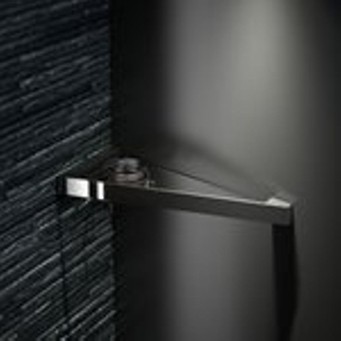 Geesa Modern Art Tête de brosse WC avec connecteur noir GA95385