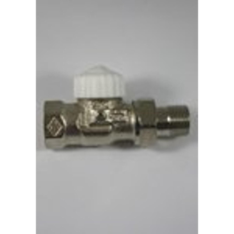 Heimeier V exact robinet d'arrêt de radiateur droit dt 15 1/2 nickelé GA21551