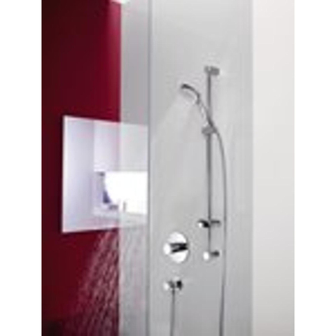 Hansa Hansaviva handdouche 100mm O met 1 stand chroom 0394636