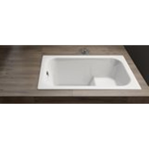 Bette acier laminé bain de siège pour les pieds paroi épaisse 105x65cm blanc 0360424