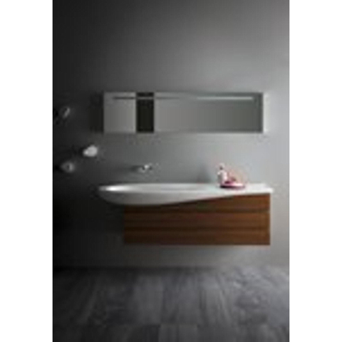 Laufen Alessi One staande wastafel 53x52x85cm 1 kraangat incl. clou met geïntegreerde zuil uit één stuk keramiek lcc-wit 0080140