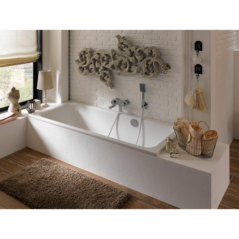 Bette Select baignoire acier à panneaux rectangulaire 180x80x42cm avec trop-plein avant 0371832