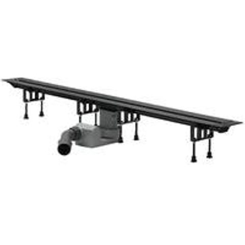 Viega Advantix Vario caniveau de douche élément de base 120 à 30cm raccourcissable look inox 0500111
