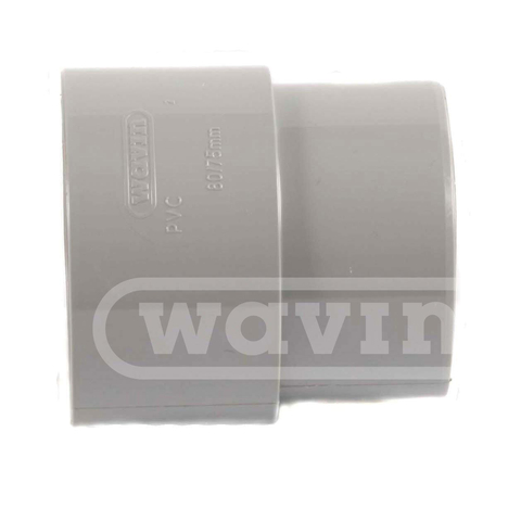 WavinHWA x riool verloopstuk80x75mmgrijs 2130769