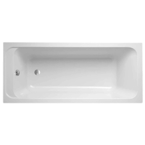 Villeroy & Boch Architectura solo bad - 170x75cm acryl rechthoek - glans wit 0940413