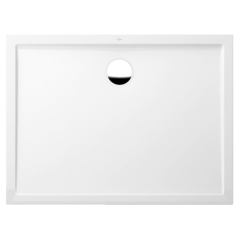 Villeroy & Boch Futurion Flat douchebak quaryl rechthoekig - 120x90x2.5cm - White Alpine (glans wit) 0949022