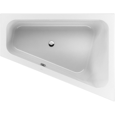 Villeroy & Boch Loop & Friends Loop en friends bad - 175x135cm rechts - met hoekige binnenvorm - glans wit SW28680