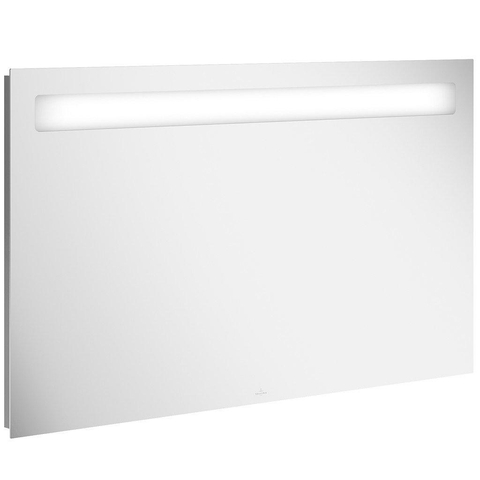 Villeroy & Boch More To See spiegel met geïntegreerde LED verlichting horizontaal 3 voudig dimbaar 130x75x4.7cm 1024971
