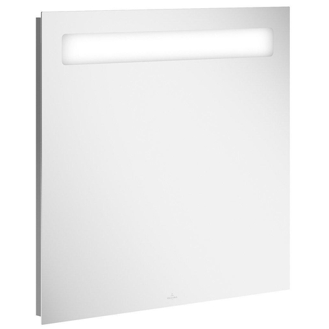 Villeroy & Boch More to see 14 More To See spiegel - met geïntegreerde LED verlichting horizontaal - 3 voudig dimbaar - 80x75x4.7cm - glans zilver 1024967