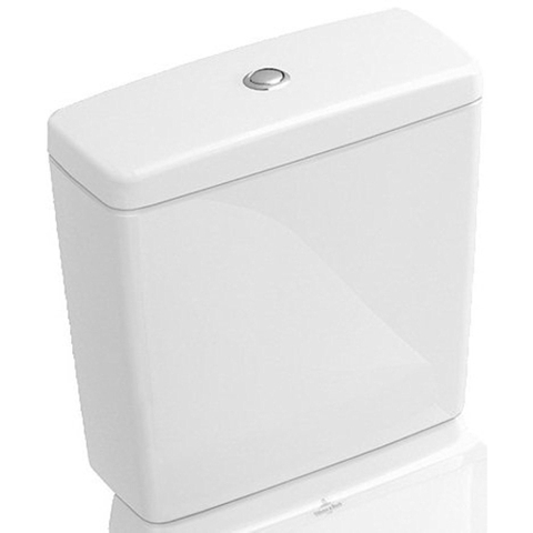 Villeroy & Boch O.novo duoblokreservoir - met zij en achteraaansluiting CeramicPlus - White Alpine (glans wit) 0124173