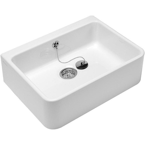 Villeroy & Boch O.novo gootsteen - met overloop - 60x50x20cm - White Alpine (glans wit) 0140155