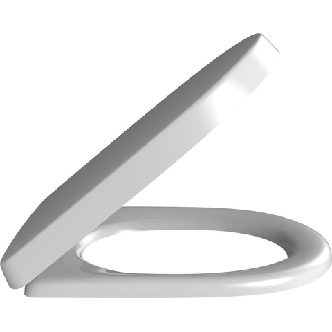 Villeroy & Boch O.novo closetzitting - met deksel - compact - White Alpine (glans wit) 0124180