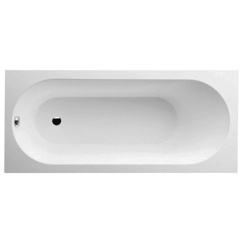 Villeroy et Boch Oberon Baignoire 170x75x45cm quaryl rectangulaire avec pieds Blanc 0944912