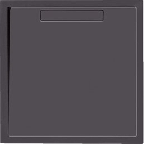 Villeroy & Boch Squaro douchebak 90x90x1,8cm + frame antraciet -licht beschadigd - OUTLET UDEN STORE35138