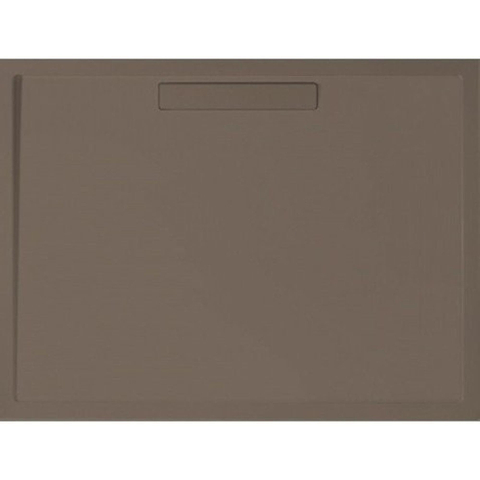 Villeroy & Boch Squaro douchebak120x90x1,8cm met afvoer + frame bruin SHOWROOMMODEL SHOW18493