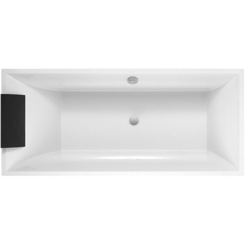 Villeroy & Boch Squaro kunststof bad quaryl rechthoekig - 180x80x50cm - met poten - glans wit 0940432