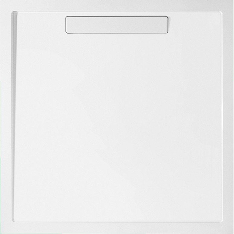 Villeroy & Boch Squaro douchebak 90x90x1,8cm + frame antraciet -licht beschadigd - OUTLET UDEN STORE35138