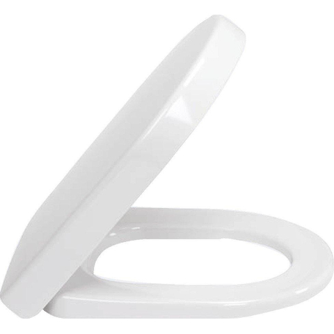 Villeroy & Boch Subway closetzitting - met deksel en rvs scharnieren - White Alpine (glans wit) 0123400