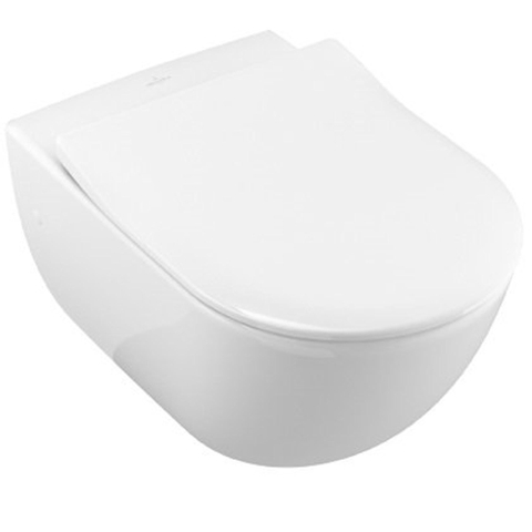 Villeroy & Boch Subway closetzitting - met deksel slimseat - White Alpine (glans wit) GA18756