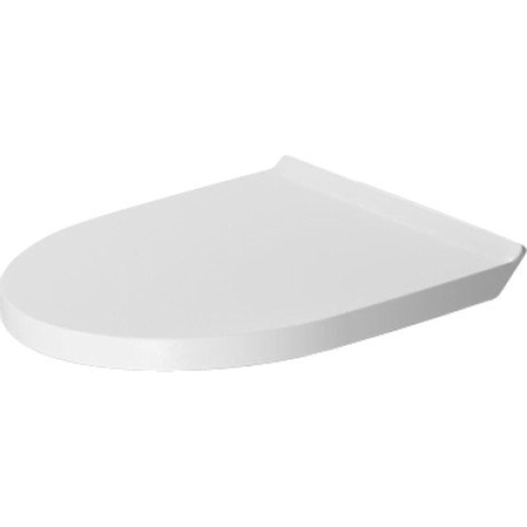 Duravit No.1 DuraStyle Basic WC-zitting - 37.3x43x4.3cm - met softclose - kunststof - wit glanzend SW54216