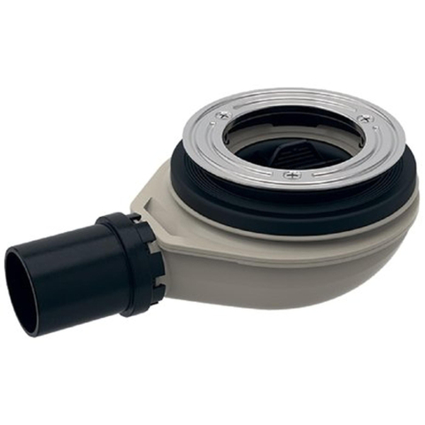 Geberit Setaplano Sifon - voor bad/douchebak B11.5xL16.3cm - 90cm - grijs SW115551