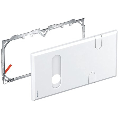 Geberit afdekplaat voor inbouw-functiebox en inbouwsifon – alpien wit SW278523