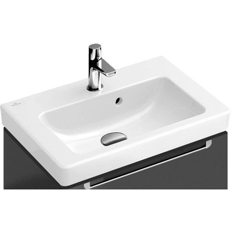 Villeroy & Boch Subway 2.0 meubelfontein - 45x37cm - met overloop CeramicPlus - White Alpine (glans wit) GA67161