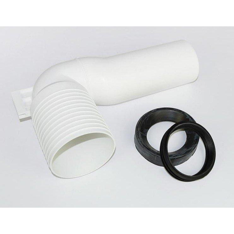 Villeroy & Boch vario afvoerBocht verticaal - 70 - 170mm - wit 0102225