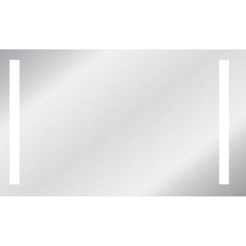 Wavedesign Acadia spiegel – 100x70 cm – LED-verlichting – zilver SW98322