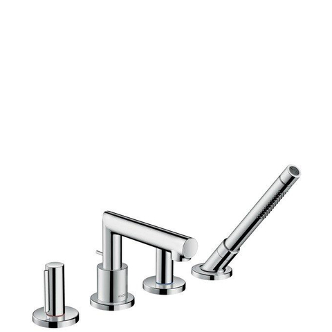 Axor Uno 3 4-gats badrandcombinatie met zero greep chroom SW99719