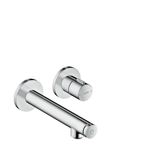 Axor Uno 3 select afdekset wand wastafelkraan 165 chroom OUT13583