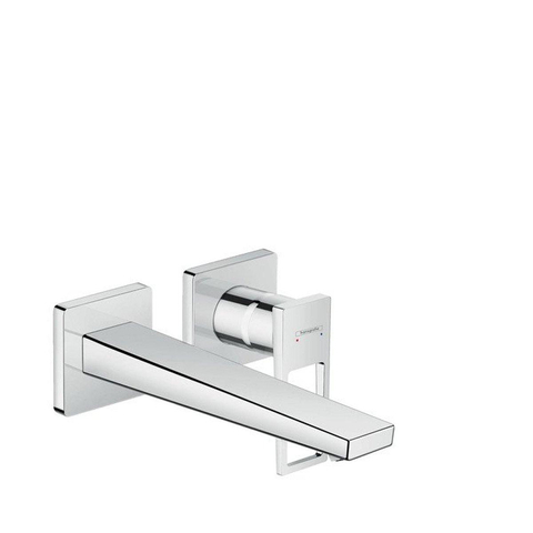 Hansgrohe Metropol Inbouw wastafelmengkraan - afbouwdeel - wandmontage uitloop 225mm - hoogglans chroom SW99732