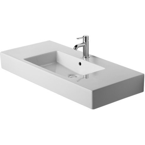 Duravit Vero Meubelwastafel - 105x49cm - met 1 kraangat - met overloop - wit 0291353