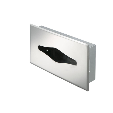 Geesa Hotel Porte mouchoir papier encastrable look inox GA78420