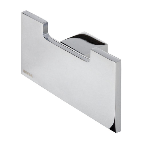 Geesa Modern Art Patère double serviette Chrome 0650154
