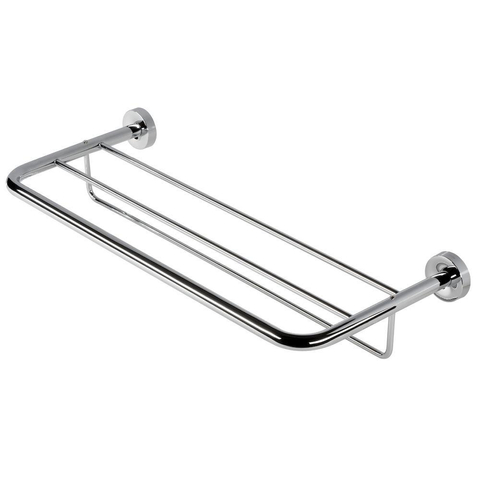 Geesa Luna handdoekplateau met handdoekhouder 60cm chroom TWEEDEKANS OUT14340