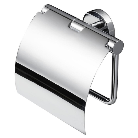 Geesa Nemox Toiletrolhouder closetrolhouder - met klep - klepchroom - chroom 0650360