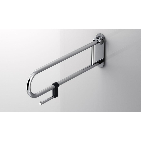 Geesa Comfort & Safety Barre d'appui de toilette relevable Chrome SW98535